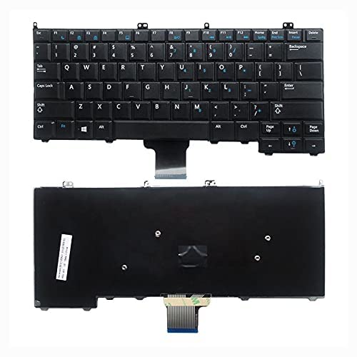 Wistar Laptop Keyboard Compatible with Dell Latitude E7420 E7440 E7240 E7420D 12 7000 05KFMV PK130VM1A26 SK-LDAUC 0Q Series